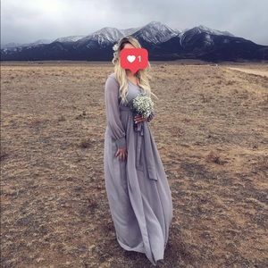 Size medium long flowey dress